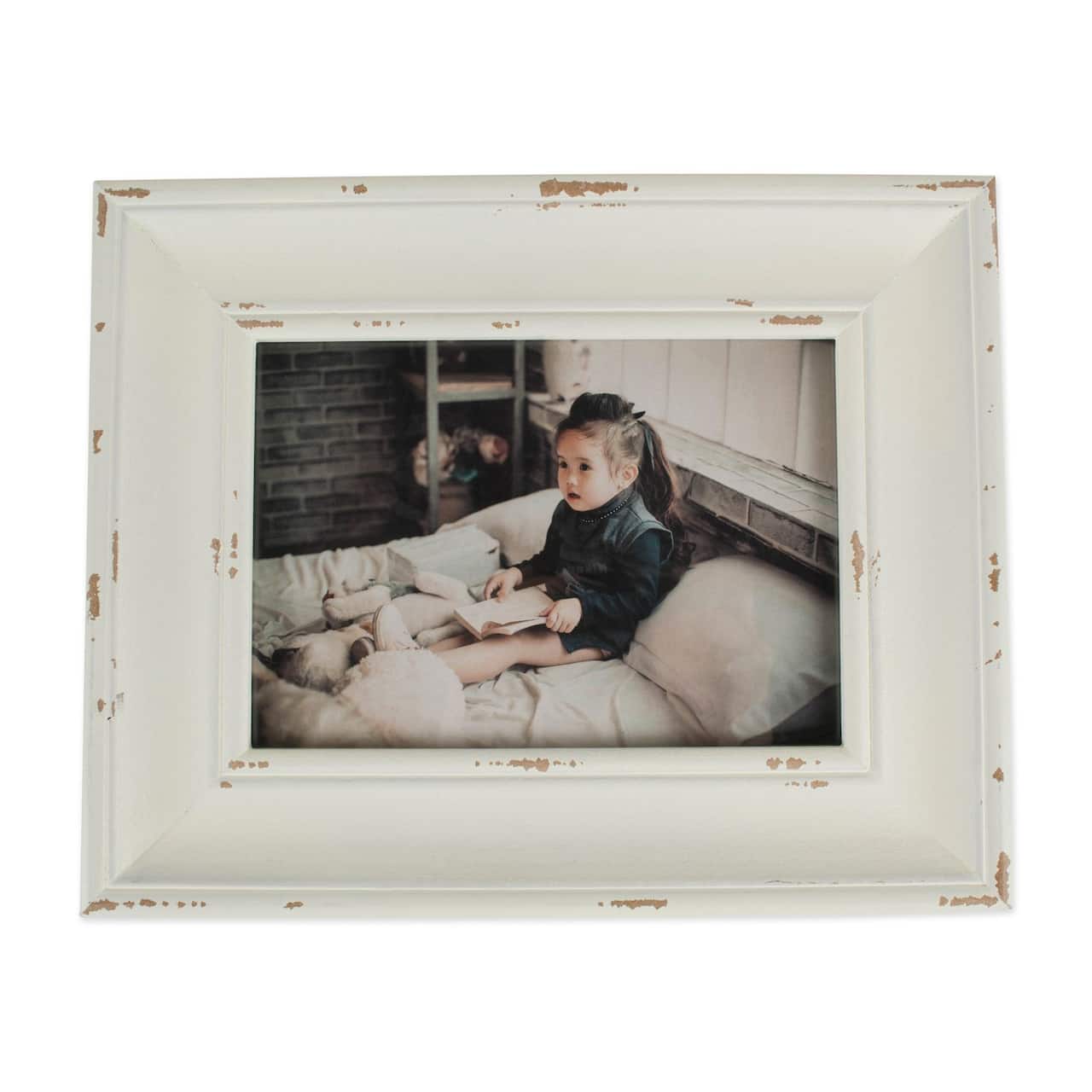 DII® Antique White Distressed Farmhouse Frame